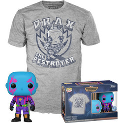 Funko Pop! Box Tee Marvel Guardians Of The Galaxy Drax Figure & T-Shirt Set