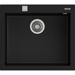 Teka Forsquare 50.40 TG Ένθετος Νεροχύτης Γρανίτη 60cm Black