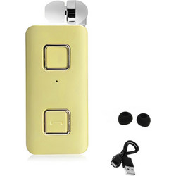 K-35 Ακουστικό Bluetooth In Ear Πέτου Gold