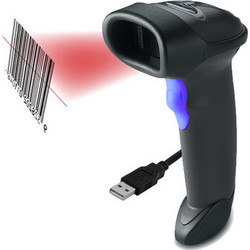Barcode Scanner Χειρός Ενσύρματο με Δυνατότητα Ανάγνωσης 1D Barcodes U3 Μαύρο