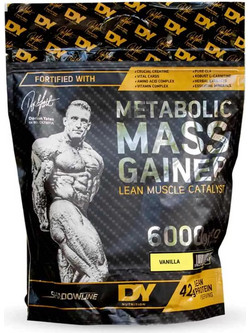 DY Nutrition Metabolic Mass Gainer Vanilla Πρωτεΐνη Ορού Γάλακτος Όγκου 6kg