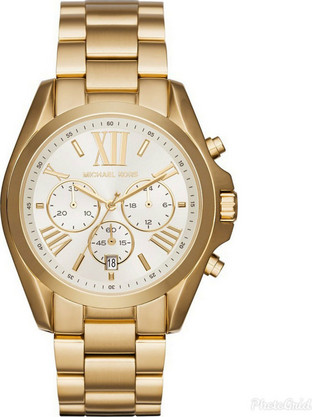 Michael Kors Bradshaw Γυναικείο Ρολόι Χρονογράφος με Χρυσό Μεταλλικό Μπρασελέ MK6266
