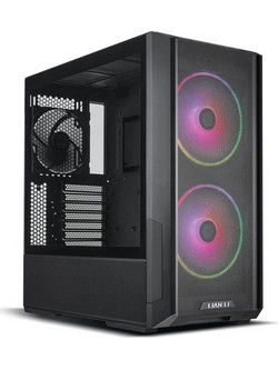 Lian Li Lancool 216 RGB Black Gaming Midi Tower Κουτί Υπολογιστή με Πλαϊνό Παράθυρο