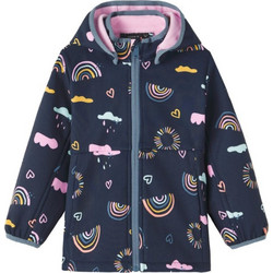 Name It Παιδικό Μπουφάν Χειμωνιάτικο Softshell Αδιάβροχο Navy Μπλε 13216400
