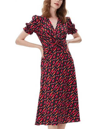 Diane Von Furstenberg Anaba Midi Φόρεμα DVFDS2R042DSMSB-C0051