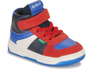 Kickers Kickalien Παιδικά Sneakers Μποτάκια Κόκκινα Royal Blue 910878-30-43