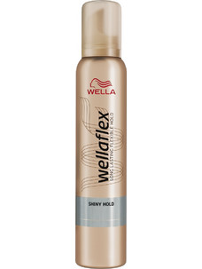 Wella Wellaflex Shiny Hold Αφρός Μαλλιών για Όγκο & Λάμψη Πολύ Δυνατό Κράτημα 200ml