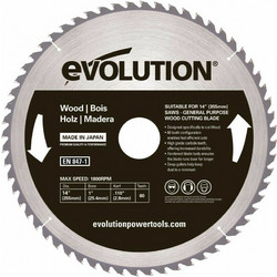 ΔΙΣΚΟΣ ΚΟΠΗΣ ΞΥΛΟΥ 355mm EVOLUTION (GW355TCT-60)