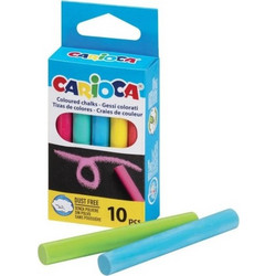 Carioca Κιμωλίες Πολύχρωμες 10Τμχ (C43554)