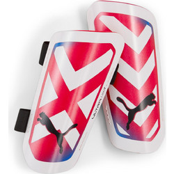 Puma Ultra Light Strap Επικαλαμίδες Ποδοσφαίρου Μαύρες Κόκκινες 030875-05