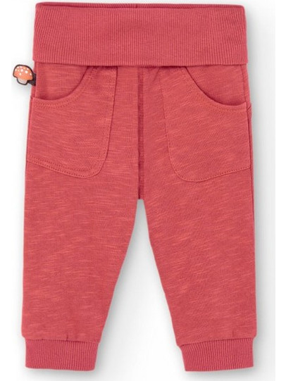 BOBOLI Fleece trousers flame for baby boy -BCI - 117155 - ΑΓΟΡΙ - copper