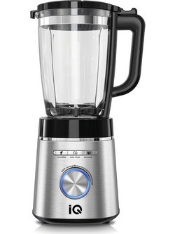 IQ Bl-415 Inox Μπλέντερ για Smoothie με Γυάλινη Κανάτα 1.5lt 400W