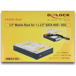 DeLOCK 47224 Mobile Rack 3.5" to 2.5" SATA