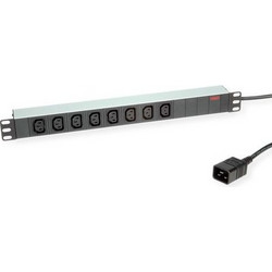 Roline 19" PDU for Cabinets 8x 3600W IEC320 C13 - C20 M Aluminium 2m - 19.07.1627