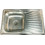 Inter Ceramic Ένθετος Νεροχύτης Inox Λείος (Σατινέ) 80x50cm 4301031040002
