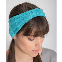 AGGEL W LUREX RIBBED KNITTED HEADBAND - SS28140K-18 BLUE