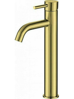 Karag Artemis B205A02-OR Αναμεικτική Μπαταρία Νιπτήρα Ψηλή Ρετρό Χρυσή