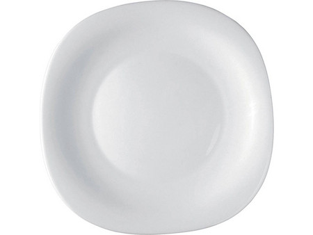 Πιάτο Τετράγωνο Ρηχό Από Οπαλίνα Σε Λευκό Χρώμα Parma 31x31x1,9hcm Συσκευασία 12τεμ 00.52364