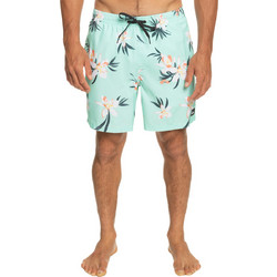 Quiksilver Everyday Mix 17" Ανδρικό Μαγιό Σορτς Floral Τιρκουάζ EQYJV04002-GCZ6