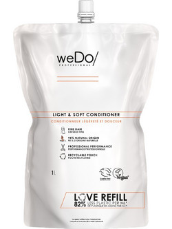 Wedo Light & Soft Refill Conditioner για Όγκο για Λεπτά Μαλλιά 1lt