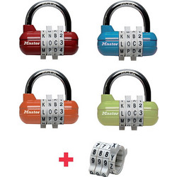 Master Lock - 1534EURD Λουκέτο Αλφαριθμητικού Συνδυασμού 64mm - 1 Τεμάχιο (153400112)