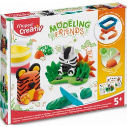 Maped Creative Σετ Πλαστοζυμαράκια Άγρια Ζωάκια