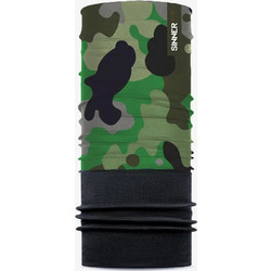 Sinner Fleece Bandana Camo Green Unisex Mπαντάνα