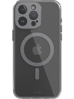 Moshi iGlaze Back Cover with MagSafe Meteorite Grey (iPhone 15 Pro Max)