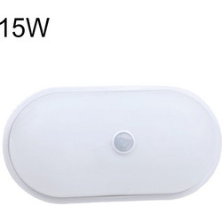 Φωτιστικό LED Οροφής Εσωτερικού Χώρου 15W με Ανιχνευτή Κίνησης Ψυχρό Λευκό Φως 8533 σε Λευκό Χρώμα