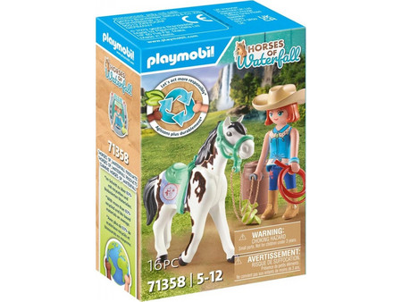 Playmobil Horses of Waterfall H Ellie με το Άλογo Sawdust για 5-12 Ετών 71358