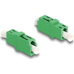 DELOCK σύνδεσμος οπτικής ίνας LC Simplex 87984, πράσινος
