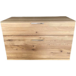 Ξύλινη Συρταριέρα με 2 Συρτάρια MDF 90x57x48cm