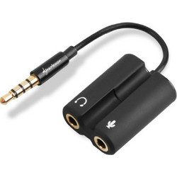 Sharkoon PMP35 καλώδιο διεπαφής / προσαρμογέας φύλου 3.5 mm stereo jack 3.5 mm Μαύρος (Μαύρο)