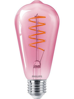 Λάμπα LED Philips Deco για Ντουί E27 και Σχήμα ST64 Θερμό Λευκό 250lm Dimmable