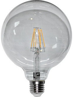 ΛΑΜΠΤΗΡΑΣ FILAMENT LED 8W 1030LM E27 GLOBE G125 2800K ΤΥΠΟΥ EDISON
