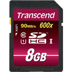 Transcend 600X Ultimate SDHC 8GB Class 10 U1 UHS-I