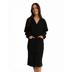 Lydia Γυναικεία Ρόμπα Χειμωνιάτικη Fleece Μαύρη 23628 Lydia Γυναικεία Ρόμπα Χειμωνιάτικη Fleece Μαύρη 23628