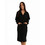 Lydia Γυναικεία Ρόμπα Χειμωνιάτικη Fleece Μαύρη 23628
