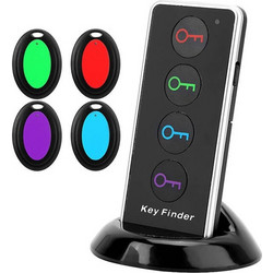 Anti-lost key finder 4 σε 1 με φακό LED και βάση