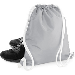 BagBase BG110 Τσάντα Πλάτης Γυμναστηρίου Light Grey