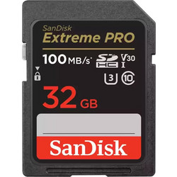 Sandisk Extreme Pro SDHC 32GB Class 10 U3 V30 UHS-I 100MB/s