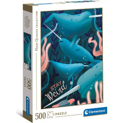 Puzzle Clementoni Collection Narwhal 500 Κομμάτια