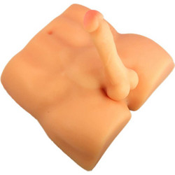 Blush X5 Men Rough Rider Πρωκτικό Αυνανιστήρι με Dildo Beige
