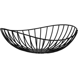 Φρουτιέρα Ueda 427073 Φ35x9cm Black Eglo Ατσάλι
