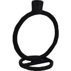 Κηροπήγιο Numazu Design 422019 15,5x10x19cm Black Eglo Αλουμίνιο