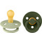 BIBS Colour Πιπίλες Καουτσούκ 0m+ Sage Hunter Green 2τμχ