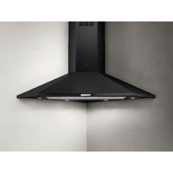 Elica Acuta BL/F/100 Απορροφητήρας Καμινάδα-Τζάκι 100cm Μαύρος
