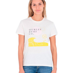 Hurley Γυναικεία κοντομάνικη μπλούζα Daisy Relaxed Girlfriend Short Sleeve T-Shirt MARSH