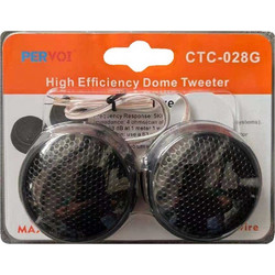 CTC-028G Dual Σετ Tweeter Αυτοκινήτου Στρογγυλά 98dB