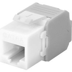 GOOBAY Keystone module RJ45 CAT 6A 90867, UTP, λευκό